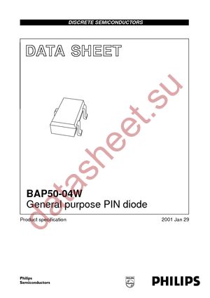 BAP50-04W T/R datasheet  